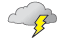 Gewitter mit Regen